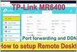 How to setup remote desktop port forwarding on the TP-Link